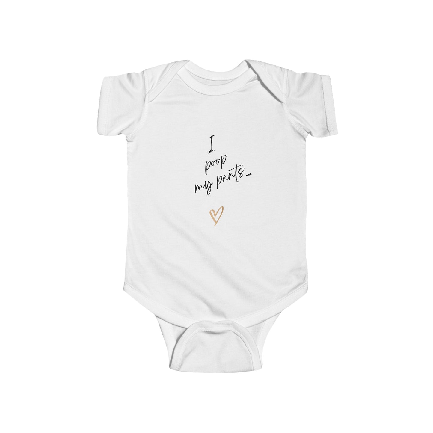 Infant Fine Jersey Bodysuit - I Poop My Pants