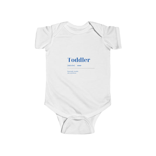 Infant Fine Jersey Bodysuit - Toddler BLUE