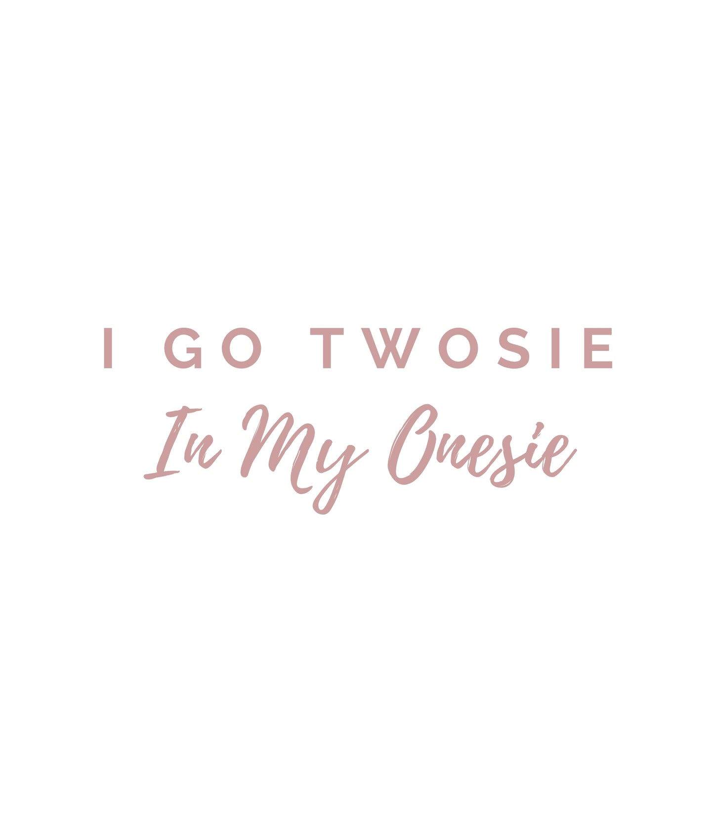 Infant Fine Jersey Bodysuit - I Go Twosie In My Onesie