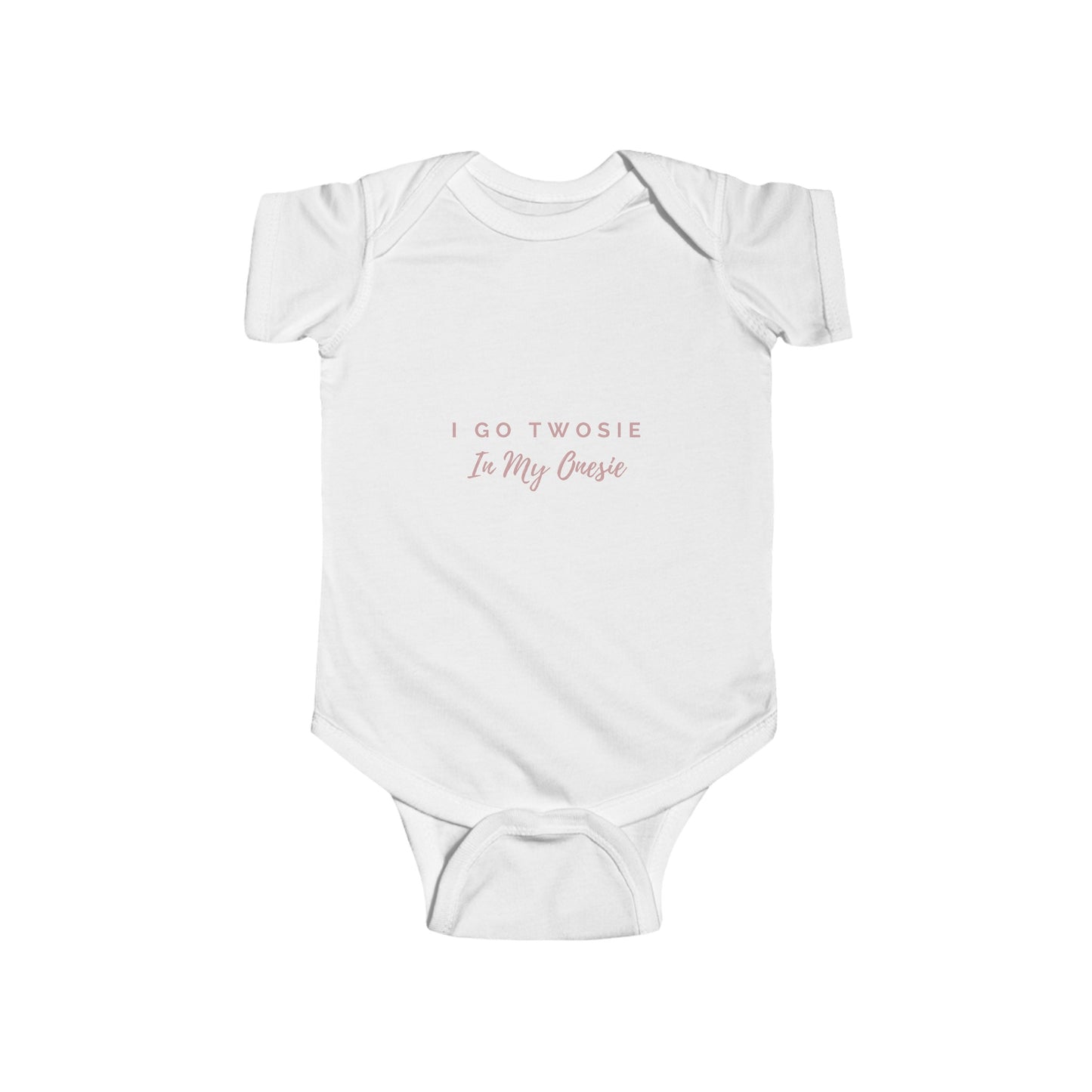 Infant Fine Jersey Bodysuit - I Go Twosie In My Onesie