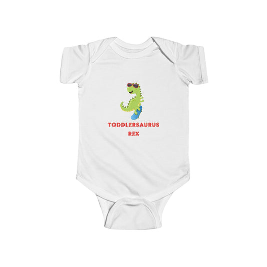 Infant Fine Jersey Bodysuit - Toddlersaurus Rex